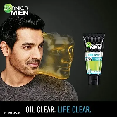 Garnier Men OilClear Deep Cleansing Clay D Tox ICY Face Wash 50g
