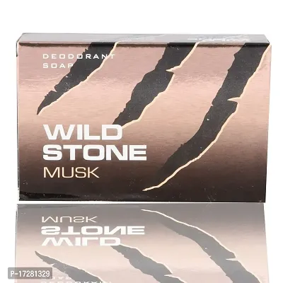 Wild Stone Musk Deodorant Soap 125g Pack of 5