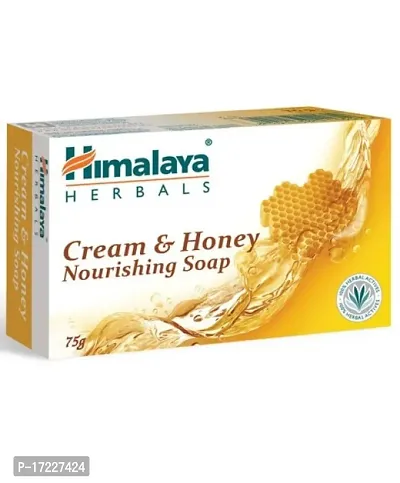 Himalaya Honey  Cream Nourishes  Moisturizes Skin Soap 75g Pack of 5-thumb0