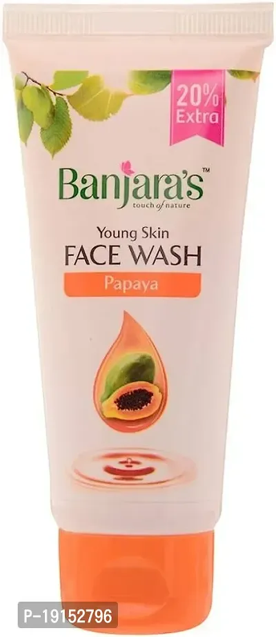 Banjaras Young Skin Papaya Face Wash 50ml