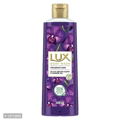 Lux Black Orchid Scent  Juniper Oil Body Wash - 245ml (Pack Of 2)-thumb0