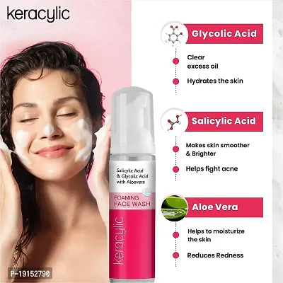 Keracylic Aloevera Foaming Face Wash 60ml-thumb0