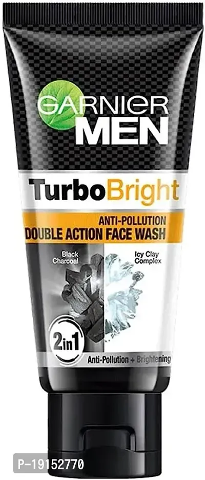 Garnier Men Turbo Anti Pollution Double Action Face Wash 50g