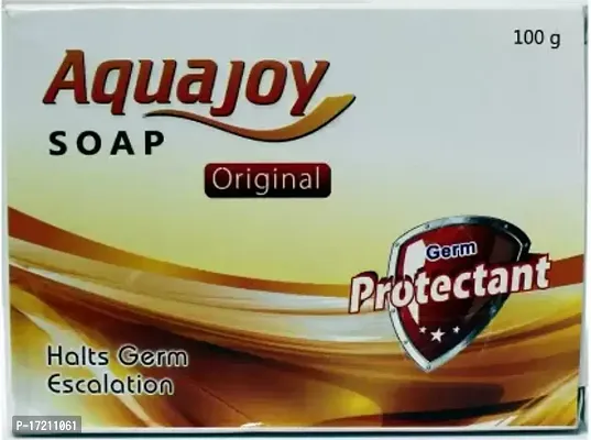 Aquajoy Orginal Halts Germ Protection Soap 100g Pack of 4-thumb0