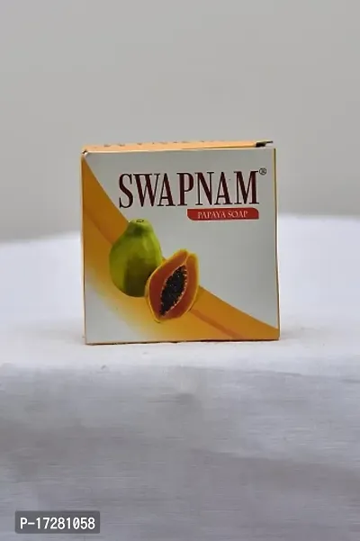 Swapnam Papaya Soap 125g Pack of 2-thumb0