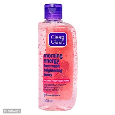 Clean  Clear Morning Energy Face Wash Brightening Berry 100ml