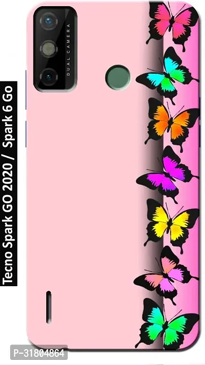 Classy Back Cover for TECNO SPARK GO 2020  TECNO SPARK 6 GO Multicolor