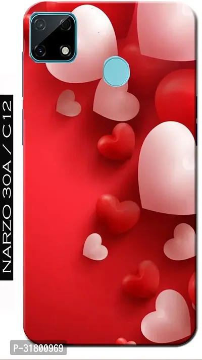 Classy Back Cover for REALME NAZRO 30A  REALME C12 Multicolor-thumb0