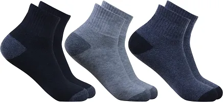 Ankle Socks for Men, Running Sports  Gym, Odour Free, Breathable pack of 3