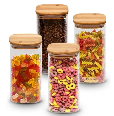 Kitchen Storage Jar Set Airtight Preserving Sealed Containers