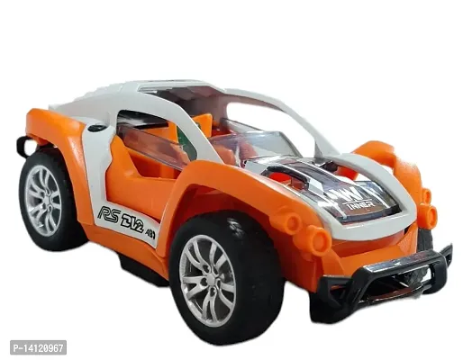 Mini Metal Diecast PullBack Car Modified Concept Model Collection of Toy Cars for Kids , Orange-thumb0