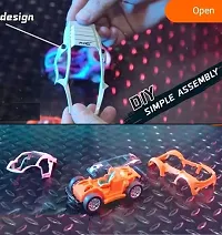 Pack of 4 Mini Metal Diecast PullBack Car Modified Concept Model Collection of Toy Cars for Kids , Multicolor-thumb3