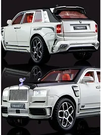 1:32 Scale Metal Diecast Super Luxury Scaled model Toy Car SUV Model Car Toy, Pull Back Toy die cast Cars with Sound and Light for Kids Boy Girl Gift , White-thumb2