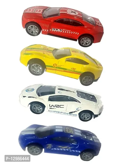 IndusBayMini Pull back Diecast Pocket SUV toy Car Off-Road Toy Die cast Metal Sports Cars 4peice Assorted Color-thumb0