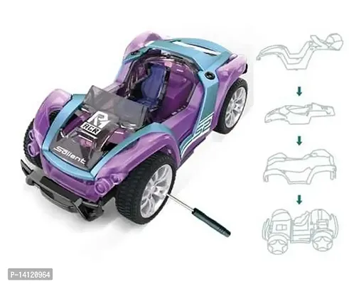 Mini Metal Diecast PullBack Car Modified Concept Model Collection of Toy Cars for Kids , Blue-thumb2