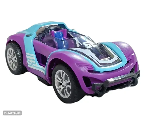Mini Metal Diecast PullBack Car Modified Concept Model Collection of Toy Cars for Kids , Purple-thumb0
