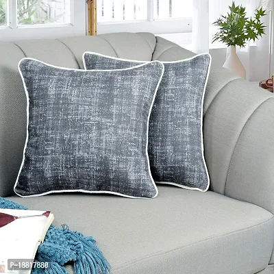 Printed Cushion Cover Set of 2 16?x16? with pom pom, Indoor Outdoor Cushion Covers Room d?cor for Couch Bed Sofa-thumb4