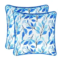 Printed Cushion Cover Set of 2 16?x16? with pom pom, Indoor Outdoor Cushion Covers Room d?cor for Couch Bed Sofa-thumb4