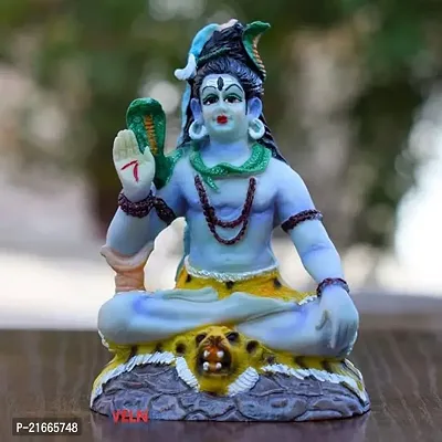 Classic Shiv Ji Idol, Marble For Car Dashboard Home Deacute;cor