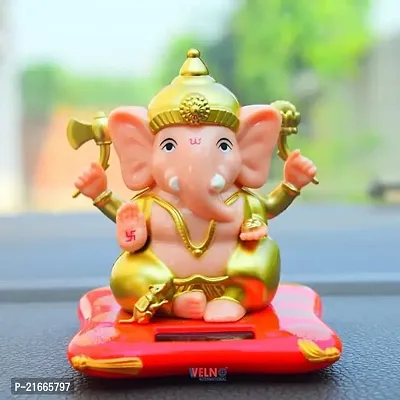 Classic Solar Ganesha Statue For Home And Office