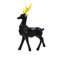 Self Focused Sitting in Style ( Pack of 2) Premium and High End Deer Statue Decorative Showpiece-thumb1