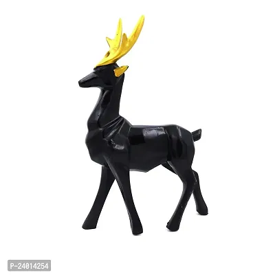 Self Focused Sitting in Style ( Pack of 2) Premium and High End Deer Statue Decorative Showpiece-thumb2