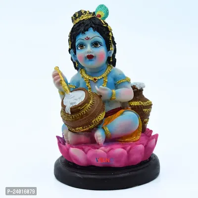 Krishna Murti Idol Statue Showpiece Gift Makhan Chor Kanha Ji Bal Gopal Statue Decorative Showpiece