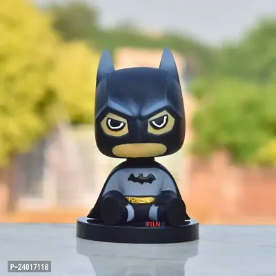 Hero Batman Action Figure Limited Edition with Mobile Holder for Car Dashboard Decorative Showpiece