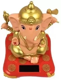 Ganesha/ Ganpati Moving hands for office, home for Car-dashboard idol Decorative Showpiece-thumb3