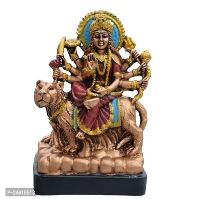 Durga Maa Murti,Shero vali maa Handicraft Home Decor Statue Gift for Have House Decorative Showpiece-thumb2