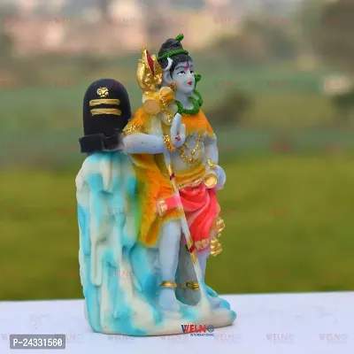 Polyresin Standing Shiv Shankar Mahadev Statue for home decor  Gift Decorative Showpiece-thumb2