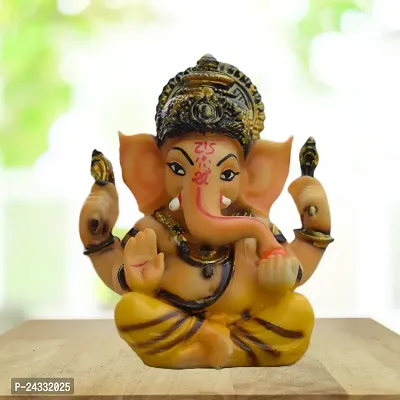 Ganesh ji idol |Best handicraft showpiece for home decor/table decor Decorative Showpiece-thumb0