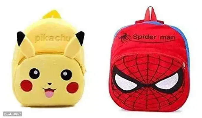 Fancy Cartoon Theme School Bag for Kids Pack of 2