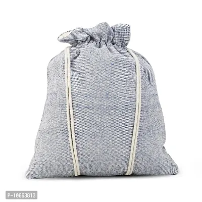 Loning to Buy Hemp Drawstring Backpack String Bag Cinch Large Gym Sackpack (Blue)-thumb3