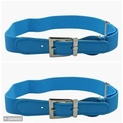 Stylish Blue Belt For Kid Pack Of 2-thumb0