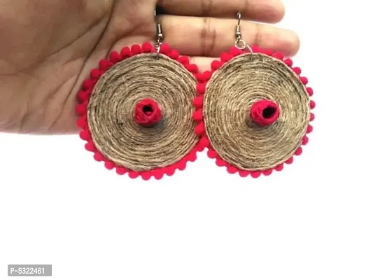 Beautiful Handmade Fabric Earring For Women-thumb0