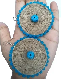 Beautiful Handmade Fabric Earring For Women-thumb1