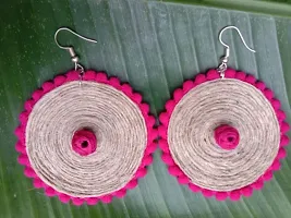 Beautiful Handmade Fabric Earring For Women-thumb1