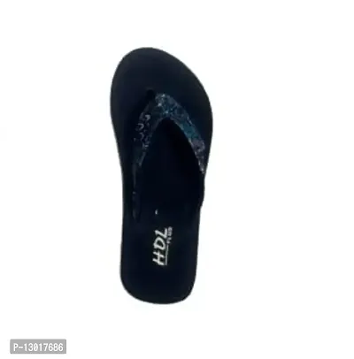 ANIRUDH TRADERS Slippers for Women's Home Multicolor Wages Heel Blue Slippers Flip Flop Indoor Outdoor Flip Cute Foot Wear Daily Use Size 05-thumb4
