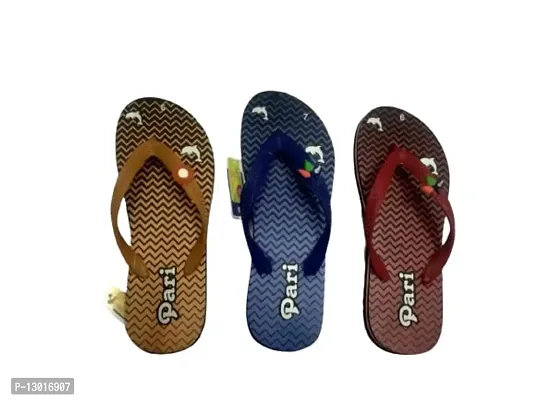 AniRudhTraderS Stylish Slippers FOR Women's Home Flat Multicolour Blue Slipper Flip Flop Indoor Outdoor Flip Cute Foot Wear Daily 06-thumb4