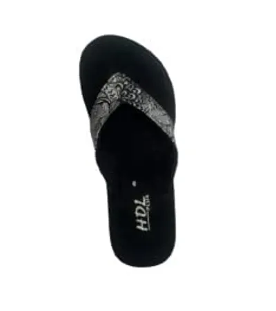 AniRudhTraderS Stylish Slippers FOR Women's Home Wages Heel Slippers Flip Flop Indoor Outdoor Flip Cute Foot Wear Daily Use Size 09