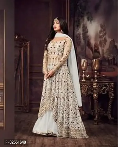 Blend Stitched Anarkali Gown