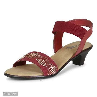 Buy Double-Strap Block Heeled Sandals Online at Best Prices in India -  JioMart.