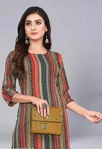 Stylish Crepe Stitched Kurta For Women-thumb4