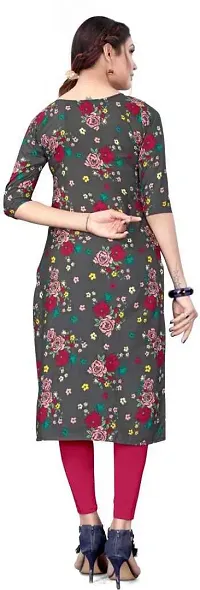 Reliable Crepe Printed Kurta For Women-thumb1