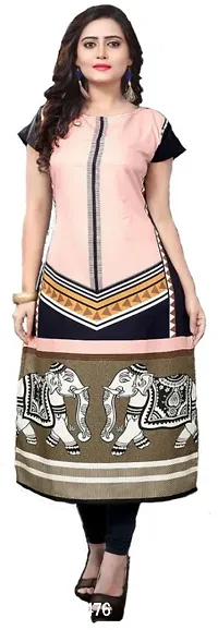 Reliable Crepe Printed Kurta For Women