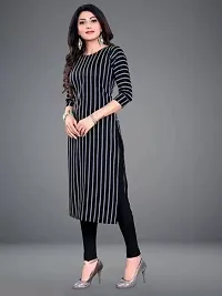 Stylish Crepe Stitched Kurta For Women-thumb2