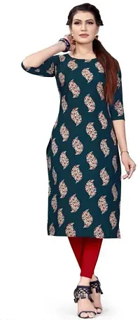 Reliable Crepe Printed Kurta For Women-thumb2