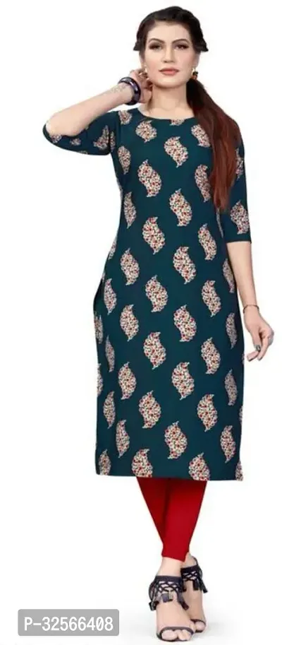 Reliable Crepe Printed Kurta For Women-thumb3