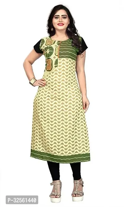 Stylish Multicoloured Crepe Printed Stitched Kurta For Women Combo Of 2-thumb4